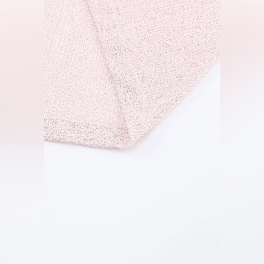 Pink Sheer Lightweight Knit Long Sleeve Cardigan | Pink | One Size - Picture 8 of 12